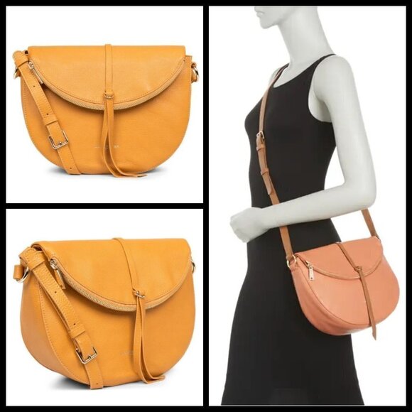 💕LANCASTER PARIS💕 Dune Shoulder Bag Saffron - Picture 1 of 16